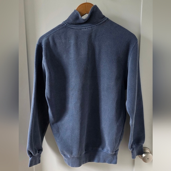 Oura Men's Navy Zip-Up Sweater - Picture 2 of 3